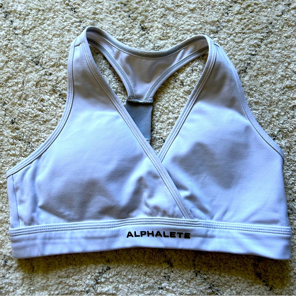 Alphalete Surface Wrap Bra, size small